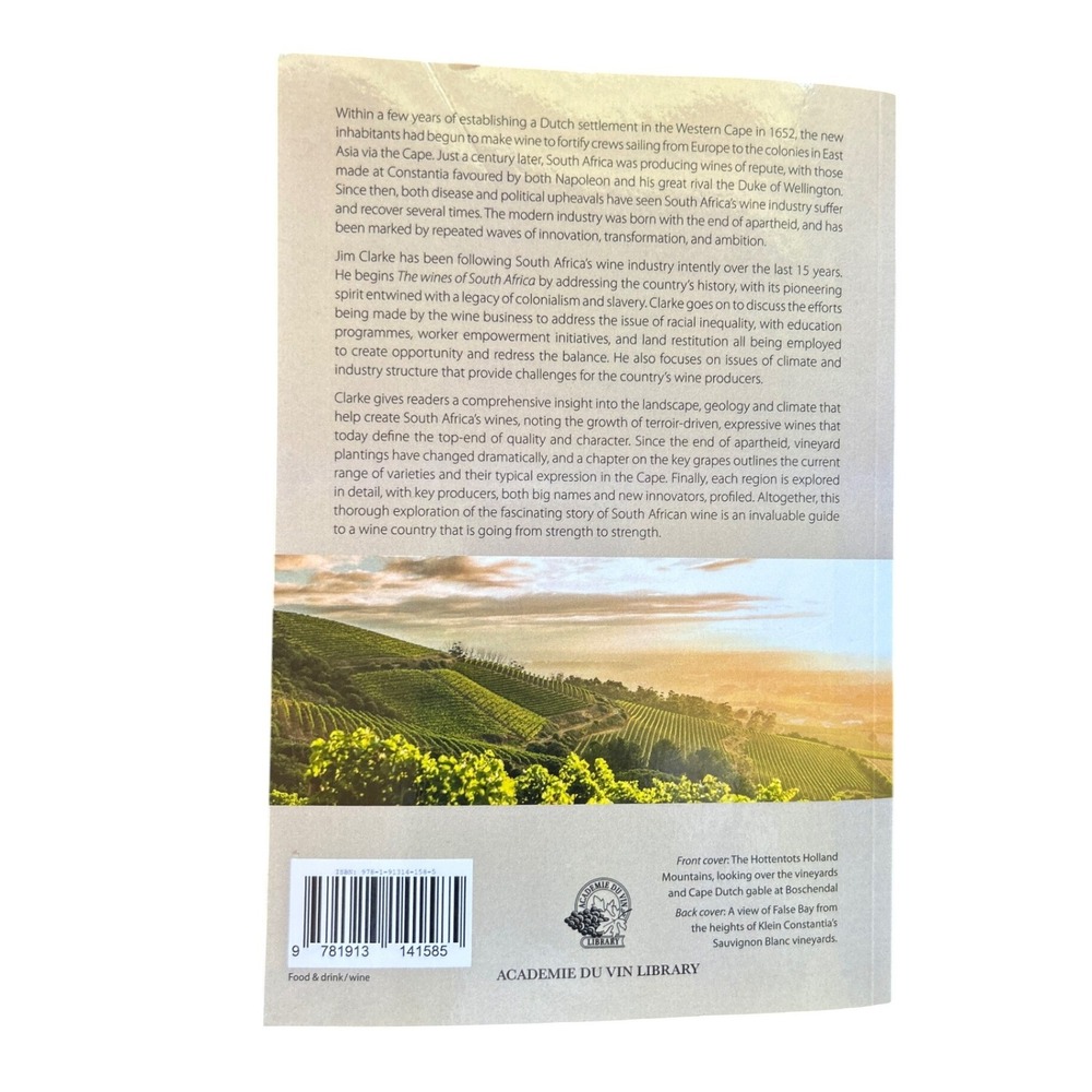 The Wines of South Africa by Jim Clarke Academie Du Vin Library Paperback 2020 - Picture 2 of 12